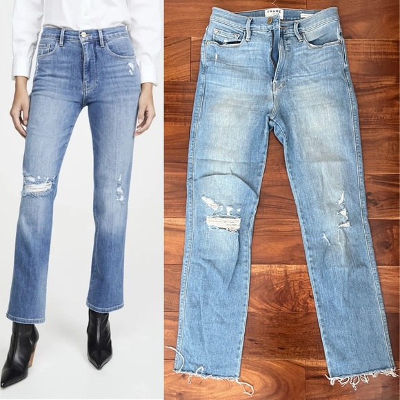 FRAME Le Sylvie Slender Straight - Picture 1 of 5